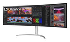 LG 49BQ95C-W computer monitor 49" 5120 x 1440 pixels UltraWide Dual Quad HD White