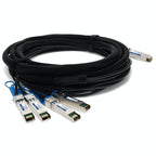 AddOn Networks ADD-QMXSIN-PDAC1M InfiniBand/fibre optic cable 39.4" (1 m) QSFP+ 4x SFP+ Black