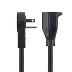 StarTech.com RTPAC1016 power cable Black 70.9" (1.8 m) NEMA 5-15P NEMA 5-15R