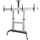 StarTech.com STNDMTVDUO TV mount/stand 60" Black, Silver