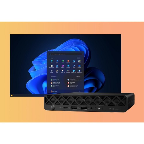 HP ProDesk 4 Mini G1i Desktop AI PC Wolf Pro Security Edition Intel Core Ultra 5 235T 16 GB DDR5-SDRAM 256 GB SSD Windows 11 Pro Mini PC