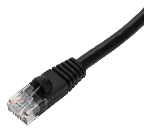 AddOn Networks ADD-4INCAT6-BK networking cable Black 3.94" (0.1 m) Cat6 S/FTP (S-STP)