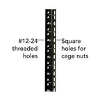 Tripp Lite SRW9UG rack cabinet 9U Wall mounted rack Black