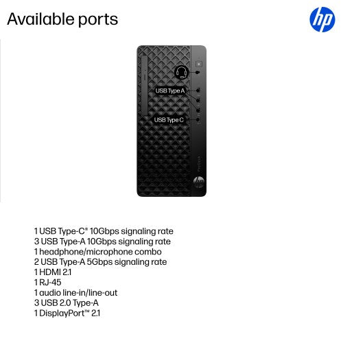 HP ProDesk 4 Tower G1i Desktop AI PC Wolf Pro Security Edition