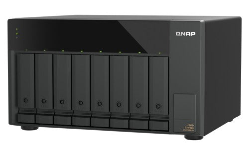 QNAP TL-D810TC4-US disk array 0 TB Desktop Black