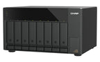QNAP TL-D810TC4-US disk array 0 TB Desktop Black
