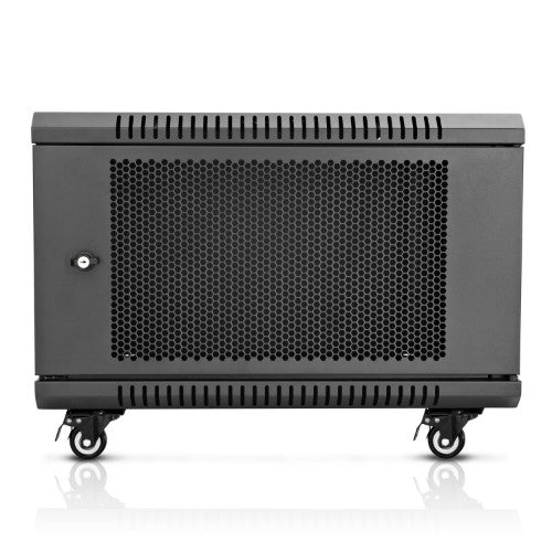 V7 RMWC6U-1N rack cabinet 6U Wall mounted rack Black