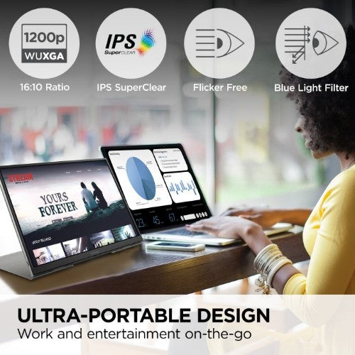 Viewsonic VG Series VG1656N computer monitor 16" 1920 x 1200 pixels WUXGA LED Silver