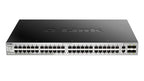 D-Link DGS-3130-54TS Managed L3 Gigabit Ethernet (10/100/1000) Black, Gray