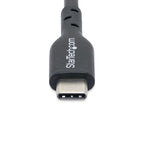 StarTech.com USB2CC10FBKE USB cable USB 2.0 118.1" (3 m) USB C 0.48 Gbit/s 60 W Black