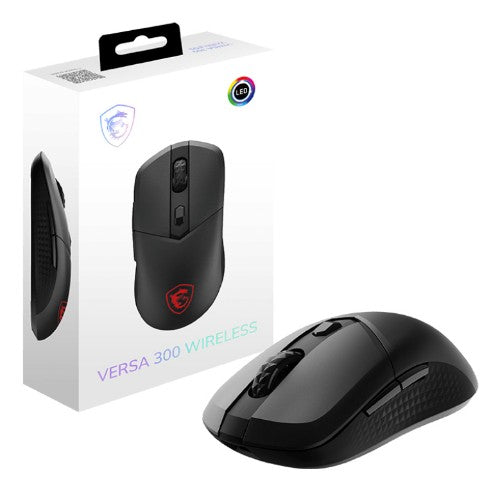 MSI VERSA 300 WIRELESS mouse Gaming Right-hand RF Wireless + Bluetooth + USB Type-C Optical 8000 DPI