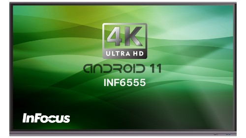 InFocus INF6555 interactive whiteboard 65" 3840 x 2160 pixels Touchscreen Black HDMI