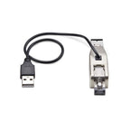 StarTech.com D01ML55U-FIBER-MEDIA network media converter 1000 Mbit/s 1310 nm Multi-mode, Single-mode Black, Silver