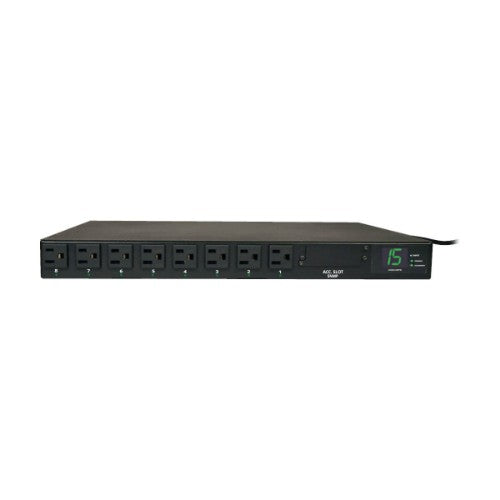 Tripp Lite PDUMH15AT power distribution unit (PDU) 8 AC outlet(s) 1U Black