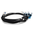 AddOn Networks DAC-Q28-4SFP28-25G-0-5M-AO InfiniBand/fibre optic cable 19.7" (0.5 m) QSFP28 4x SFP28 Black