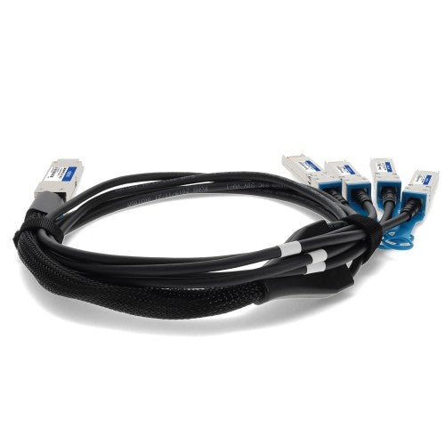 AddOn Networks DAC-Q28-4SFP28-25G-0-5M-AO InfiniBand/fibre optic cable 19.7" (0.5 m) QSFP28 4x SFP28 Black