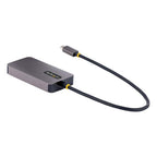 StarTech.com 118-USBC-HDMI-VGADVI USB graphics adapter 3840 x 2160 pixels Gray