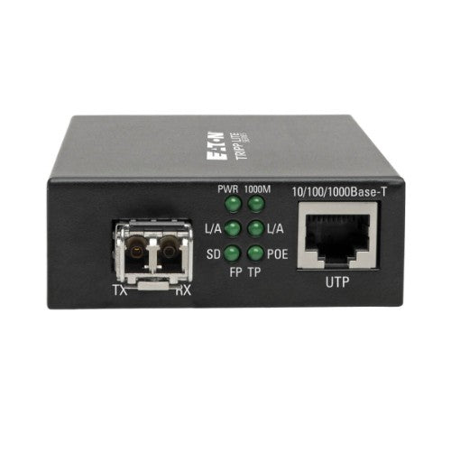 Tripp Lite N785-INT-PLCMM1 network media converter 1000 Mbit/s 850 nm Black