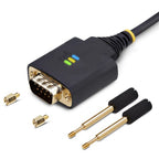 StarTech.com 1P1FFC-USB-SERIAL serial cable Black 11.8" (0.3 m) USB Type-A DB-9