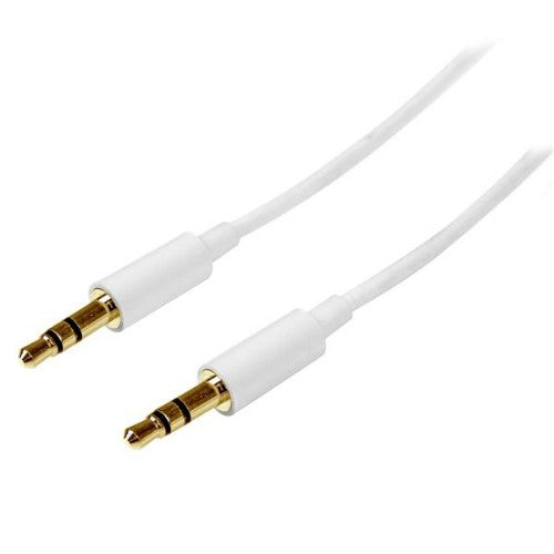 StarTech.com MU2MMMSWH audio cable 78.7" (2 m) 3.5mm White - Buy IT Solutions