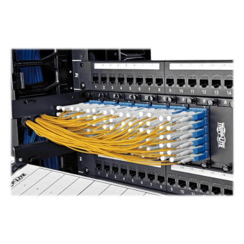 Tripp Lite N370-05M-T InfiniBand/fibre optic cable 196.9" (5 m) 2x LC OFNR Yellow