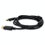 AddOn Networks DISPLAYPORT6FFC DisplayPort cable 71.7" (1.82 m) Black