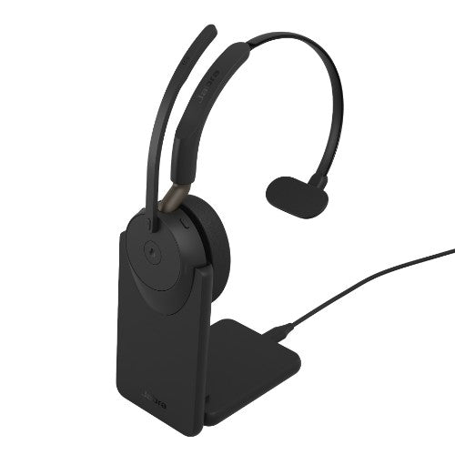 Jabra Evolve3 65 Headset Wireless Head-band Office/Call center USB Type-A Bluetooth Black