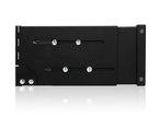 Monoprice 10657 rack cabinet 3U Wall mounted rack Black