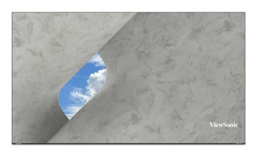Viewsonic LDE108-123 signage display Digital signage flat panel 108" LED 600 cd/m² Full HD Black Built-in processor