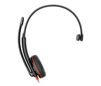 HP Poly Blackwire 3210 Monaural USB-C Black Headset +USB-C/A Adapter (Bulk)