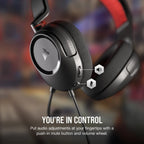 Corsair HS35 v2 Multiplatform Gaming Headset Wired Head-band Carbon