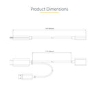StarTech.com 128-HDMI-DISPLAYPORT video cable adapter 11.8" (0.3 m) HDMI Type A (Standard) Black, Gray