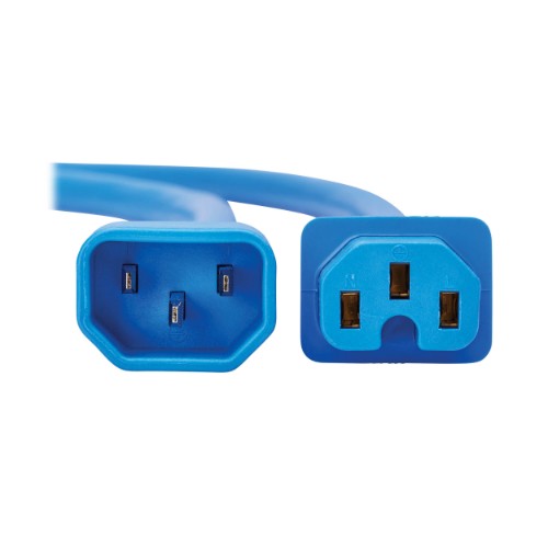 Eaton P018-010-ABL power cable Blue 122" (3.1 m) C14 coupler C15 coupler