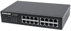 Intellinet 561068 network switch Unmanaged L2 Gigabit Ethernet (10/100/1000) 1U Black