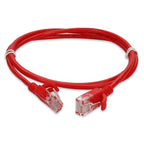 AddOn Networks ADD-1FSLCAT6A-RD networking cable Red 11.8" (0.3 m) Cat6a U/UTP (UTP) Round