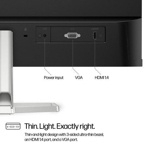 HP Series 5 23.8 inch FHD Monitor - 524sf