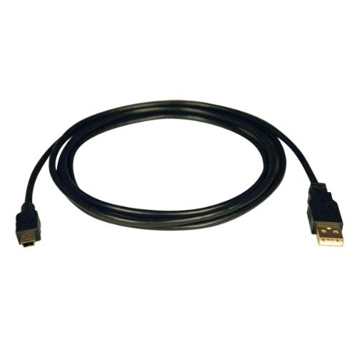Tripp Lite U030-003 USB cable USB 2.0 35.8" (0.91 m) USB A Mini-USB B 0.48 Gbit/s Black