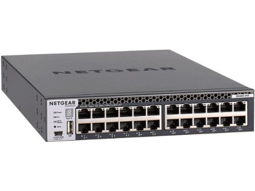 NETGEAR M4300-24X Managed L3 10G Ethernet (100/1000/10000) 1U Black