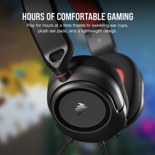 Corsair HS35 v2 Multiplatform Gaming Headset Wired Head-band Carbon
