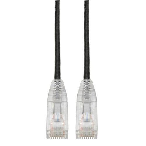 Tripp Lite N201-S02-BK networking cable Black 24" (0.61 m) Cat6 U/UTP (UTP)