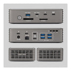 StarTech.com 183N-TB5USB4DOCK laptop dock/port replicator Wired Thunderbolt 5 Gray