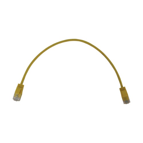 Tripp Lite N261-S01-YW networking cable Yellow 11.8" (0.3 m) Cat6a U/UTP (UTP)