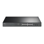 TP-Link TL-SG1218MPE Managed L2 Gigabit Ethernet (10/100/1000) Power over Ethernet (PoE) 1U Black