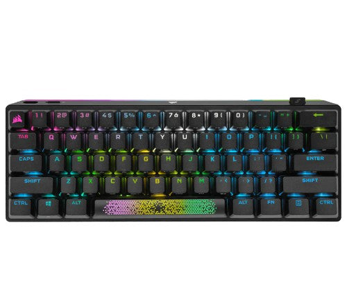 Corsair K70 PRO MINI WIRELESS RGB 60% keyboard Gaming RF Wireless + Bluetooth QWERTY English Black