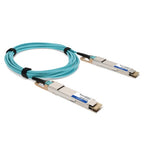 AddOn Networks AOC-D-D-400G-5M-AO InfiniBand/fibre optic cable 196.9" (5 m) QSFP-DD Aqua color