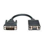 Tripp Lite P120-08N video cable adapter 7.87" (0.2 m) DVI-I VGA Black