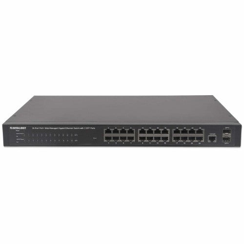 Intellinet 560559 network switch Managed Gigabit Ethernet (10/100/1000) Power over Ethernet (PoE) Black