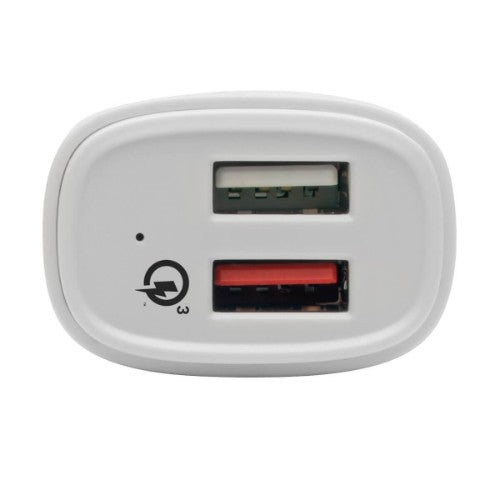 Tripp Lite U280-C02-S-QC3U mobile device charger Universal White Cigar lighter Fast charging Auto