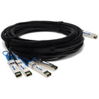 AddOn Networks JNP-QSFP-DACBO-3M-AO InfiniBand/fibre optic cable 118.1" (3 m) QSFP+ 4xSFP+ Black