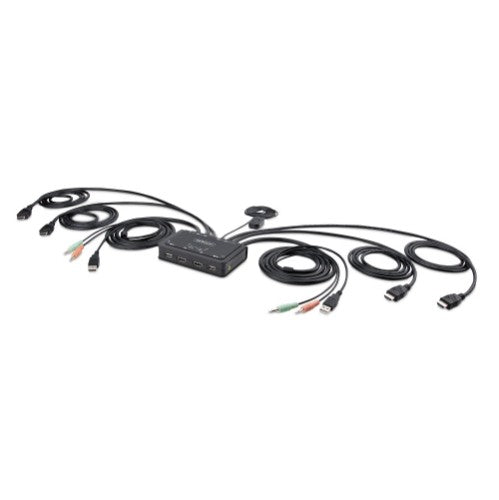 StarTech.com C2-DH46-UA2-CBL-KVM KVM switch Black